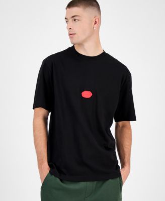 Hugo Boss - Men's Divis Relaxed Fit Piece-Dyed Stamp Logo T-Shirt