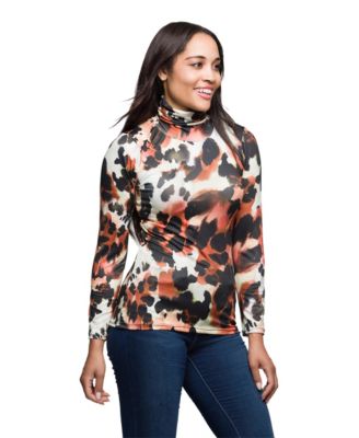 Women's Long Sleeve Turtleneck Top