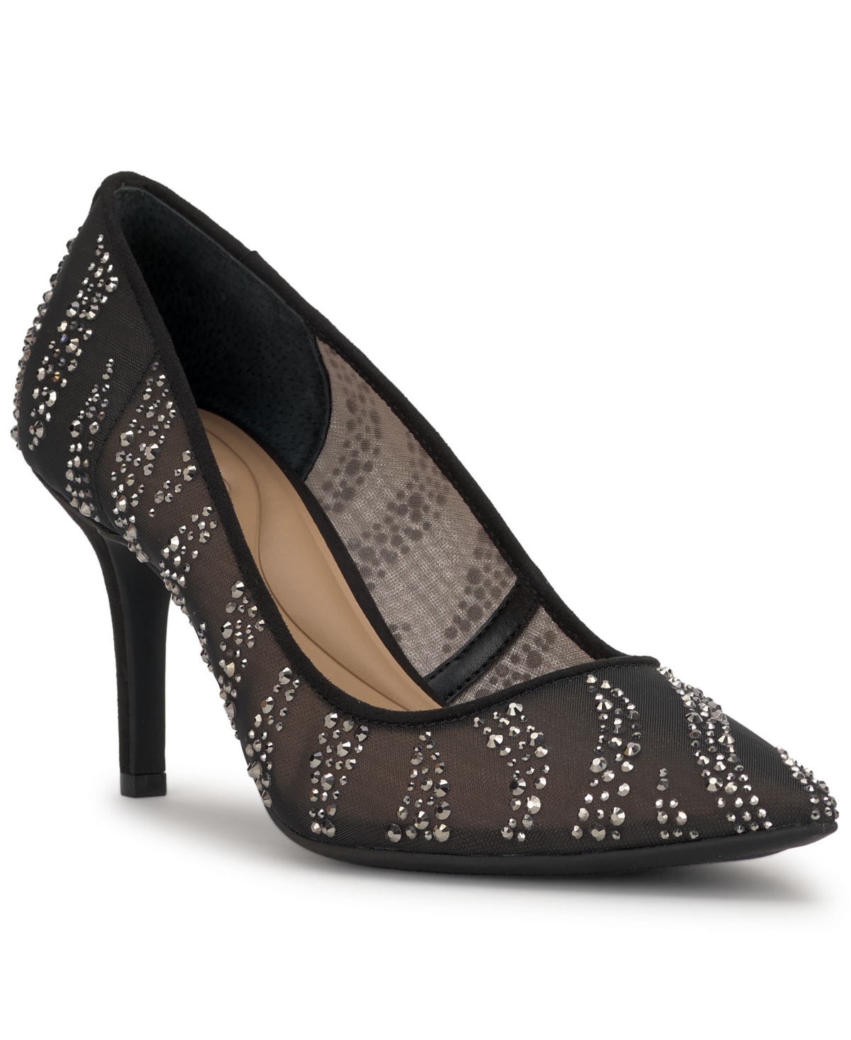 Inc International Concepts Women's Zitah Embellished Pointed Toe Pumps, Created For Macy's In Black
