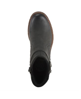Smokies Lug Sole Booties with Buckle Accent and Water-Resistant Finish