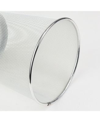 10 Liter Mesh Waste Basket Can for Garbage, Round Open Top Trash Can for Office, Bathroom Bedroom, Kitchen