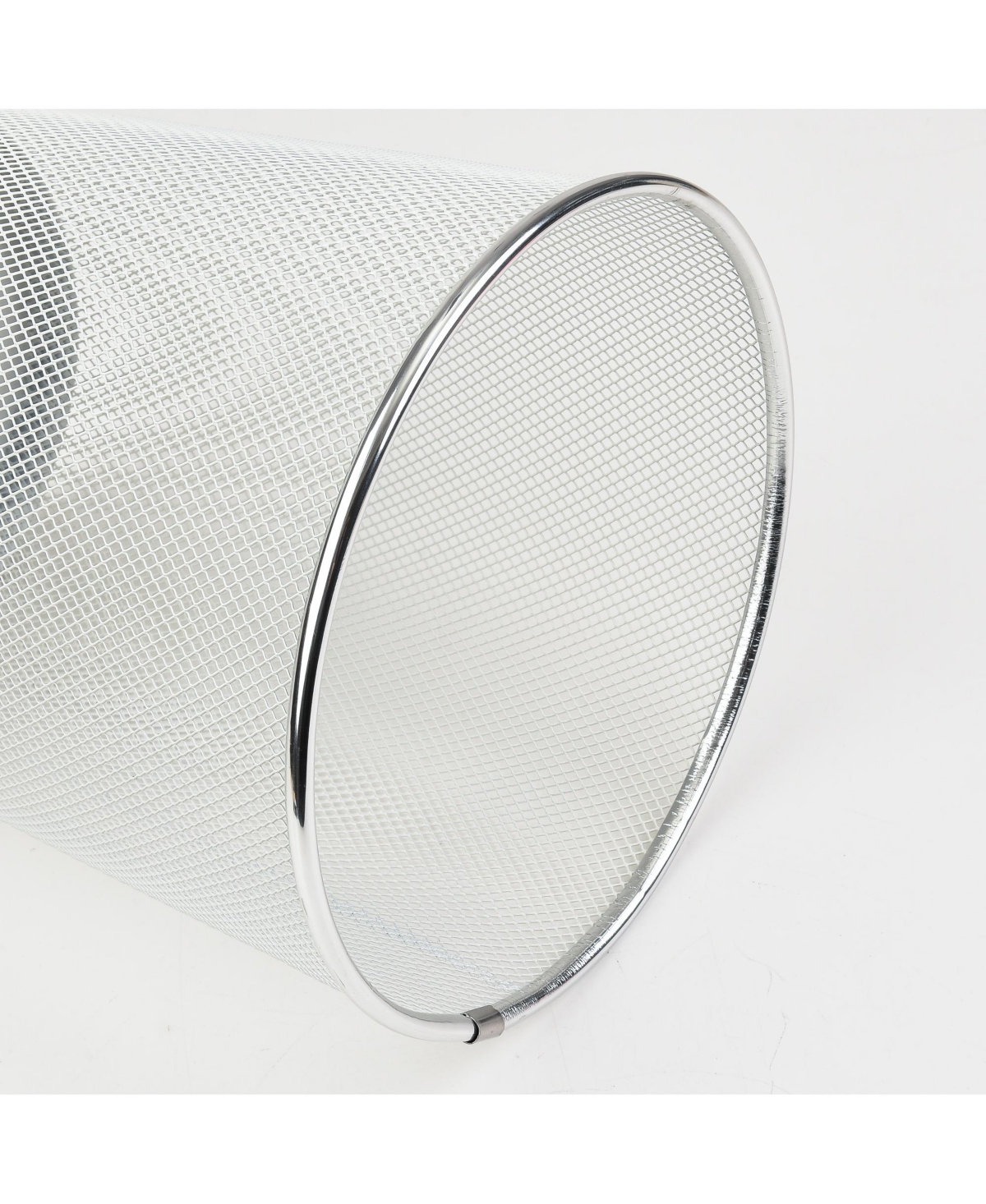 Trio Essentials 10 Liter Mesh Waste Basket Can for Garbage, Round Open Top Trash Can for Office, Bathroom Bedroom, Kitchen