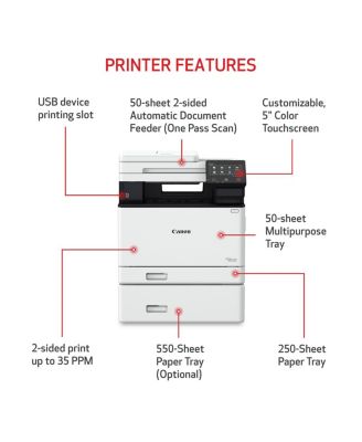 Color imageCLASS MF753Cdw All-In-One Wireless Duplex Laser Printer