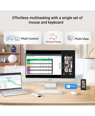 ZenScreen Smart MS32UC 31.5" 16:9 4K Ultra HD USB-C IPS LED HDR Monitor, Silver