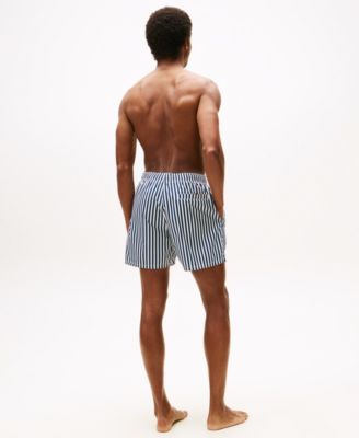 Men's Medium Length Drawstring 5" Swim Trunks