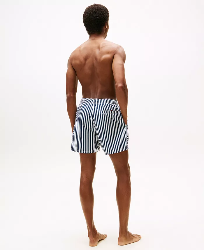 Men's Medium Length Drawstring 5" Swim Trunks - thumbnail 4