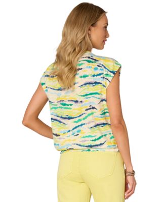 Women's Petite Printed Top