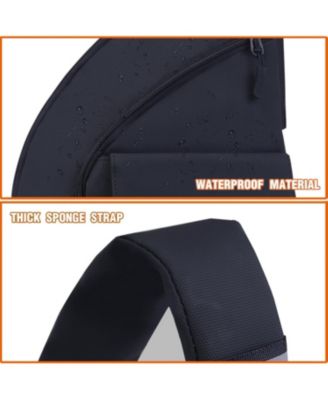 Anti Theft Travel Bag, Crossbody Bags Chest Sling Bag Purses for Women Men Black Right