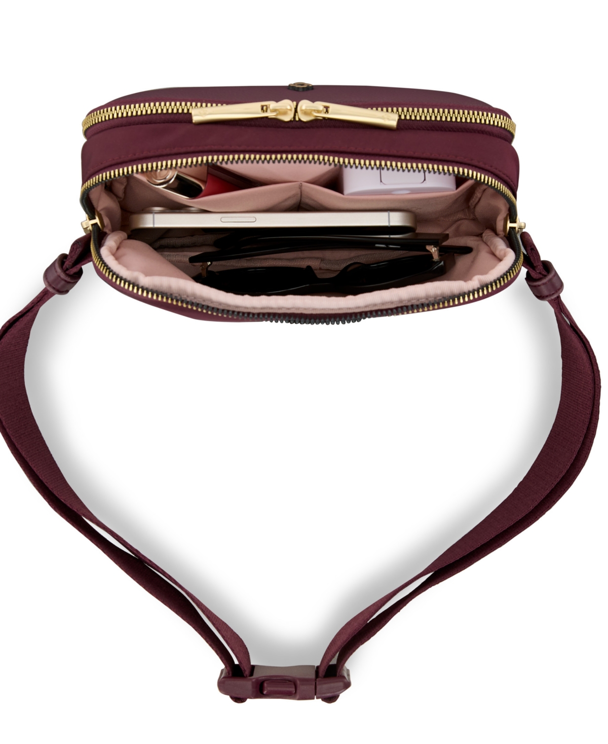 Samsonite Mobile Solution 2 Rfid Waist Pack In Burgundy