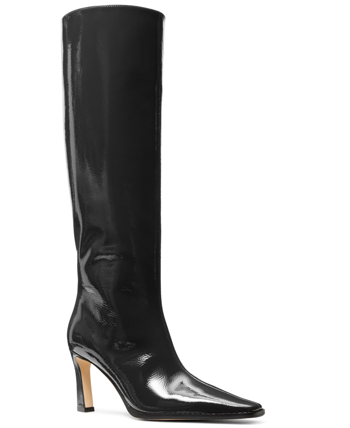 Michael Kors Women's Darrah Wide Calf Heeled Boots In Black
