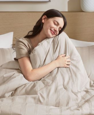 Logan Woven Striped 7-Pc. Comforter Set, Queen