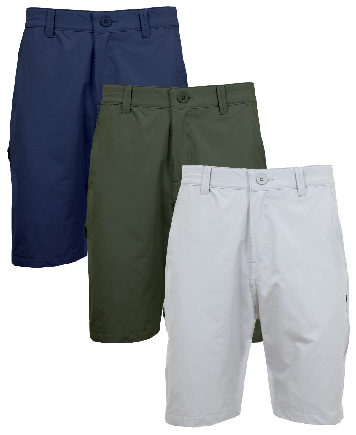 Galaxy By Harvic Men's 3-pack Slim Fit Short In Multi