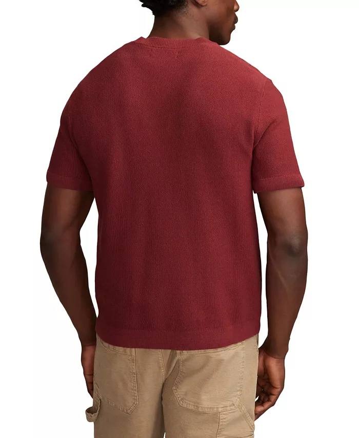 Men's Short Sleeve Crewneck Sweater - thumbnail 4