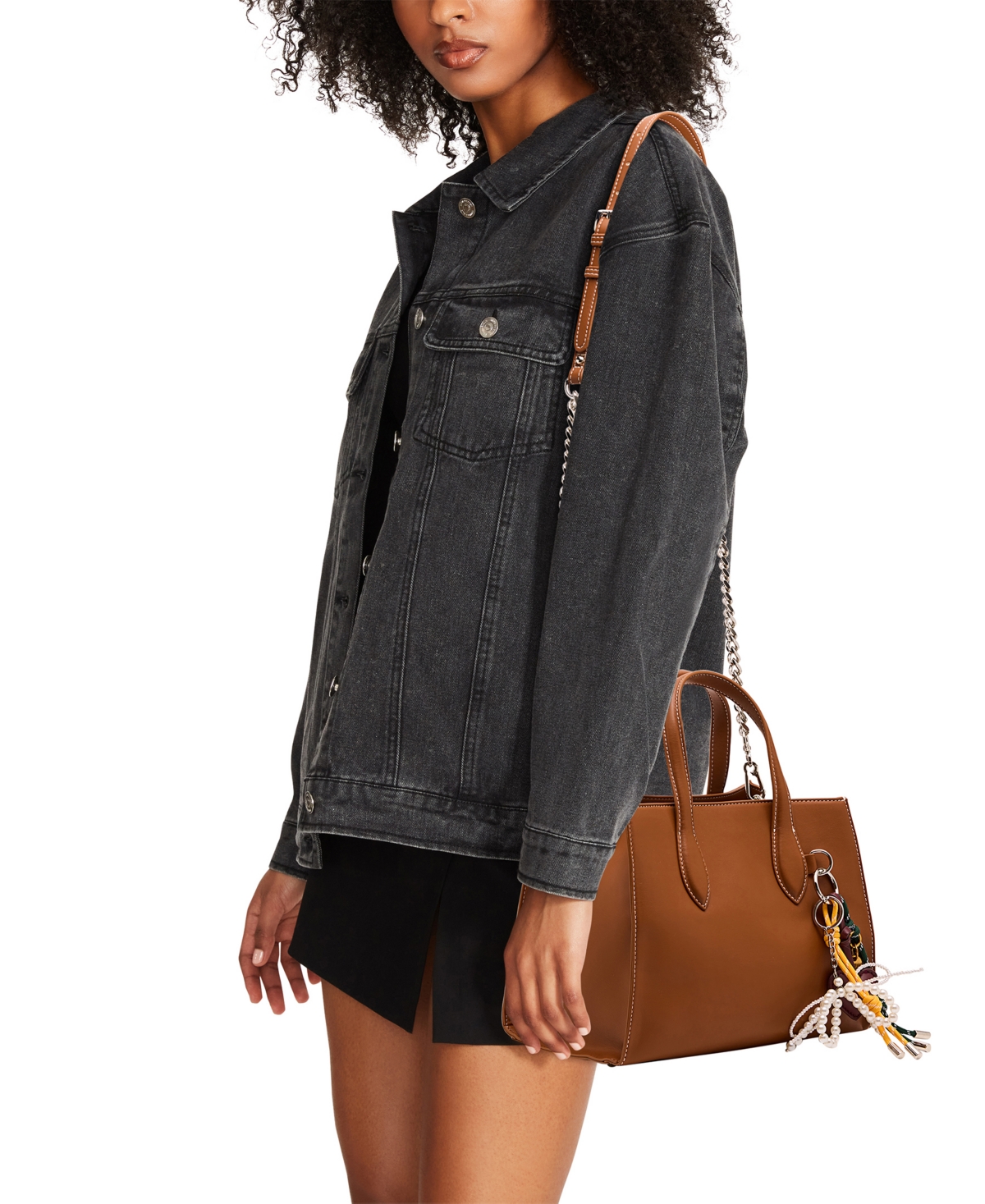 Steve Madden Bcalleb Box Small Tote Bag In Brown