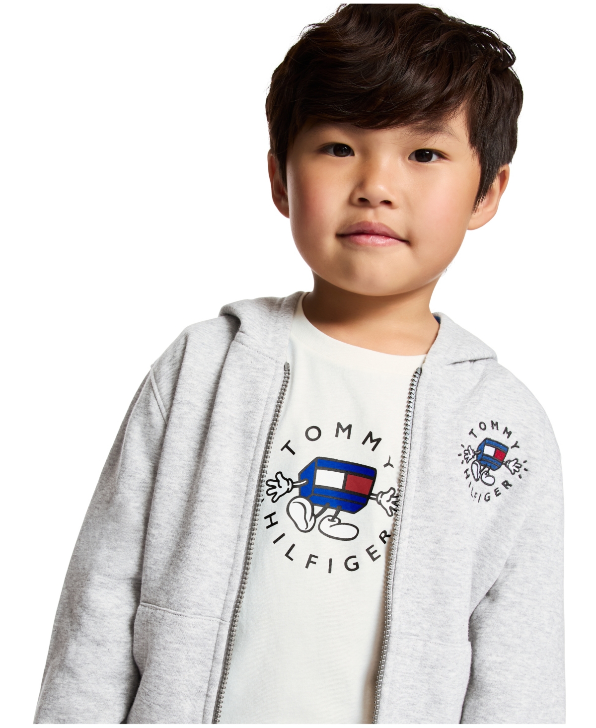 Tommy Hilfiger Toddler And Little Boys Crewneck T-shirt In White