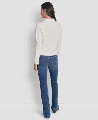 Petite Pullover Polo Sweater