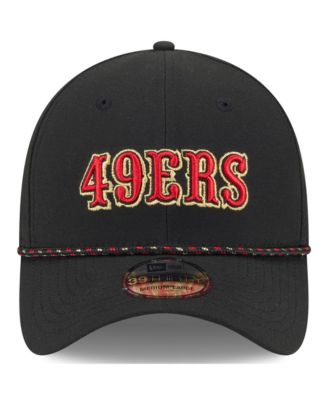 Men's Black San Francisco 49ers 2025 NFL Rivalries Sideline 39THIRTY Flex Hat