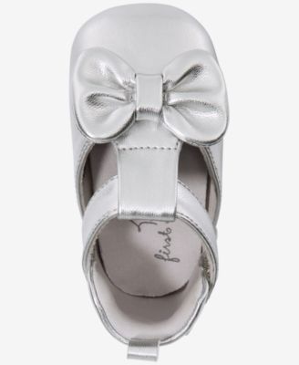 Baby Girls Metallic Bow Shoes, Macy's Exclusive