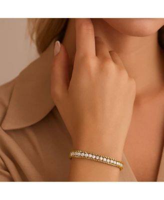 Amelia Sparkle Stack Adjustable CZ Chain Bracelet