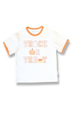 Baby Girls 3M- 18M Trick-or-Trick Halloween Bow T-Shirt