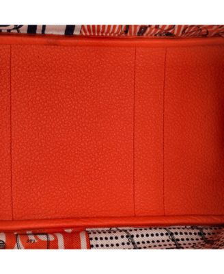 Pre-Owned Hermes 36 Garden Party Tote Leather with Printed Interior