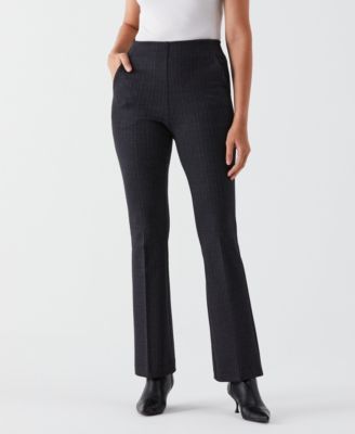 Petite Printed Modern Bootcut Ponte Pants