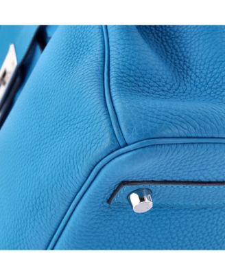 Pre-Owned Hermes Birkin 30 Handbag Verso Togo with Palladium Hardware