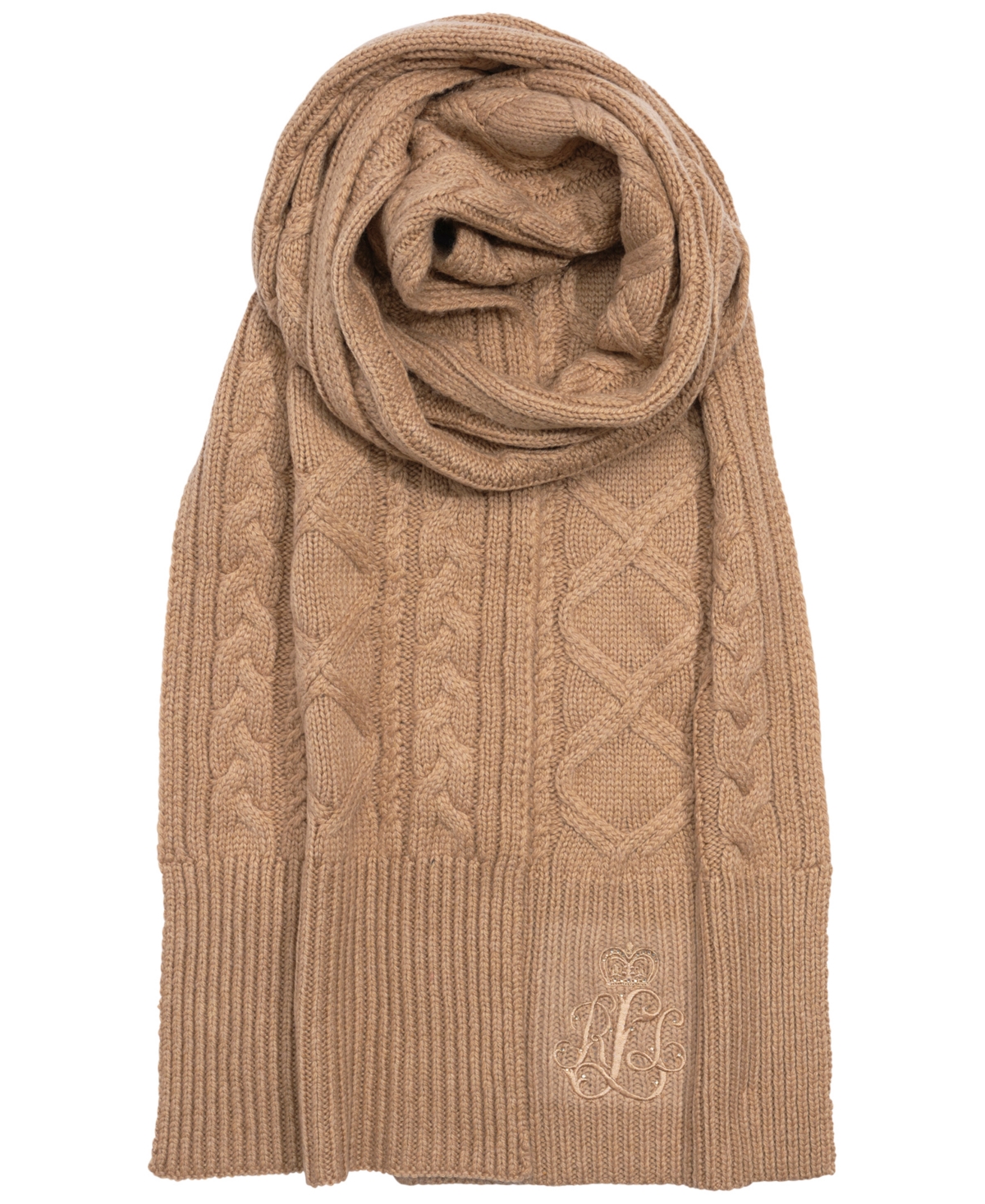 Lauren Ralph Direct Cable Scarf