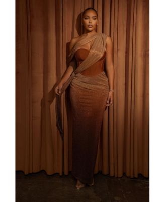 Women's Celestina Draped Maxi Dress