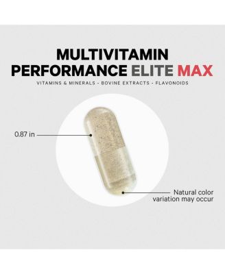 Multivitamin Performance Elite Max Supplement, Vitamins A, B6, B12, C, D, E, Vitamin K (MK-4, M MK-9), Essential Minerals, Lutein 90 Capsules