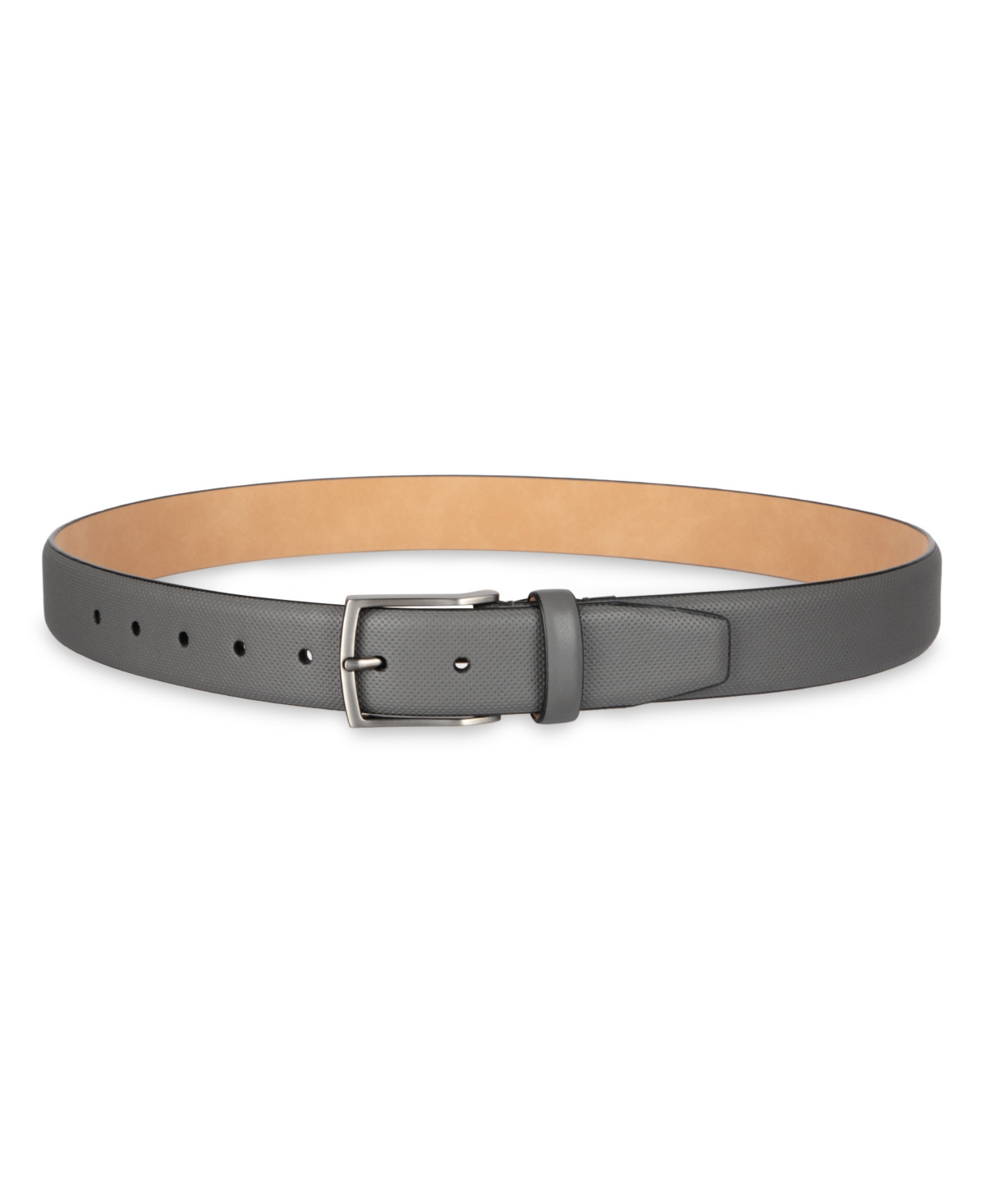 Alfani Men's Alfatech Stretch Dress Belt In Gray
