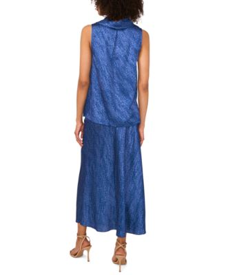 Women's Sleeveless Cowl Neck Top