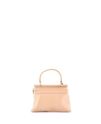 Small Faye Top Handle Bag Leather
