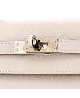Kelly 25 Handbag Light Epsom with Palladium Hardware