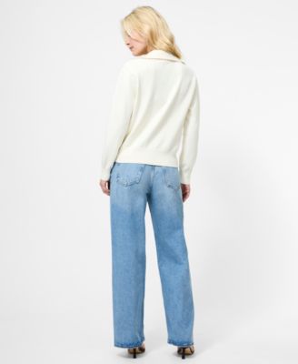 Women's Sloane Knit Collar V-Neck Sweater