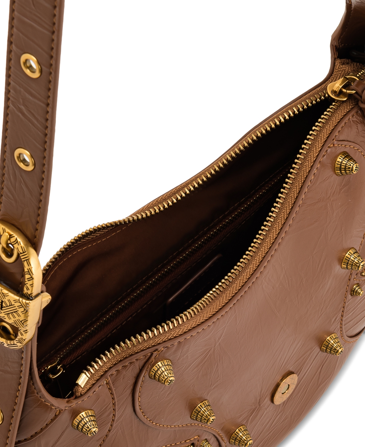 Jw Pei Tessa Crushed Small Shoulder Bag In Brown