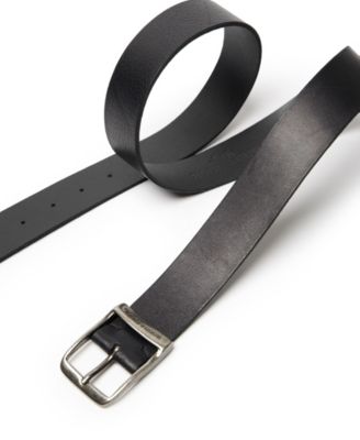 Men's Coronet Crescent Leather Belt