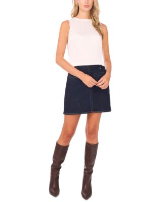 Women's Sleeveless Crewneck Tank Top