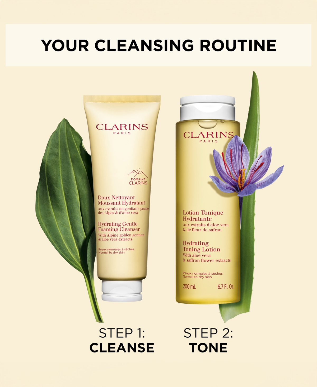 Clarins 2-pc. Hydrating Cleansing Skincare Set In Transparent