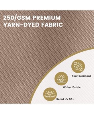 11 FT Square Double Top Patio Cantilever Umbrella