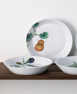 Kyoka Shunsai Set of 6 Coupe Dinner Bowls, 9-3/4", 43 oz.