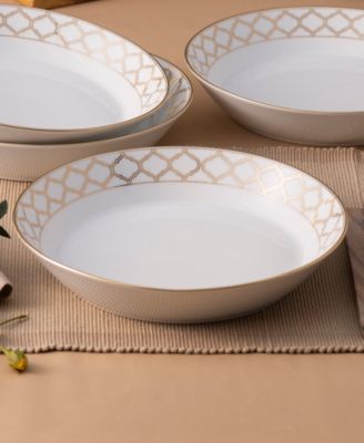 Eternal Palace 4-Pc. Coupe Dinner Bowl Set, Service For 4