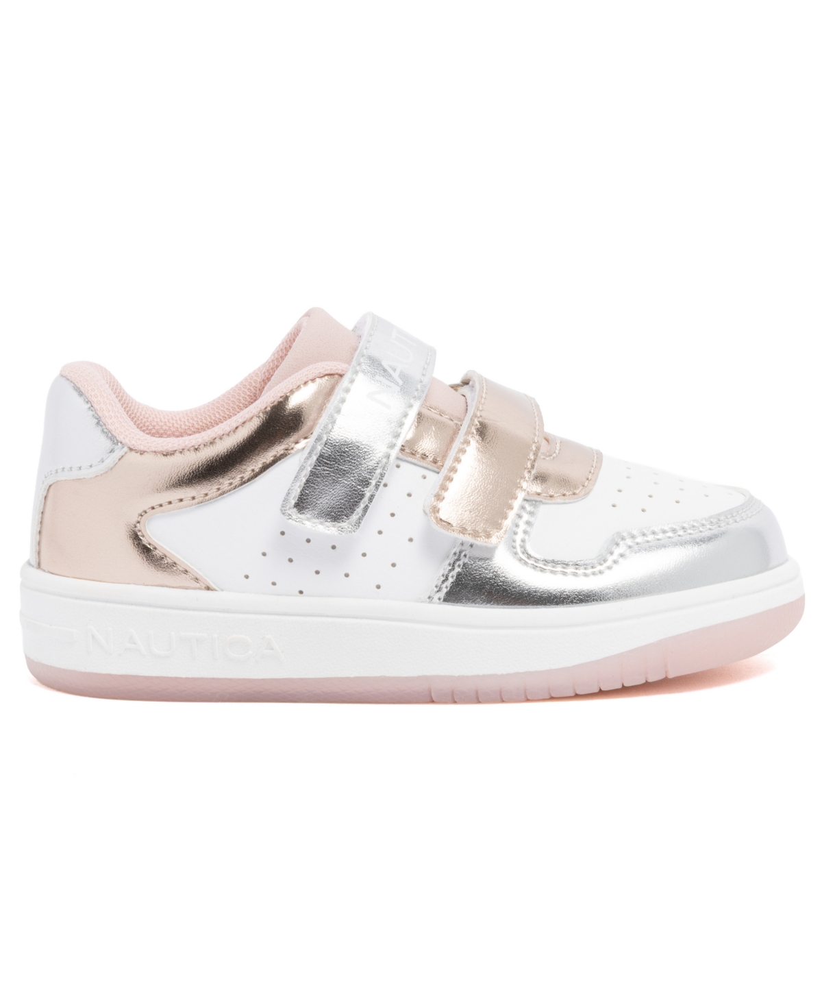 Nautica Toddler & Little Girls 5t-7 Stafford Casual Hook & Loop Sneakers In Animal Print