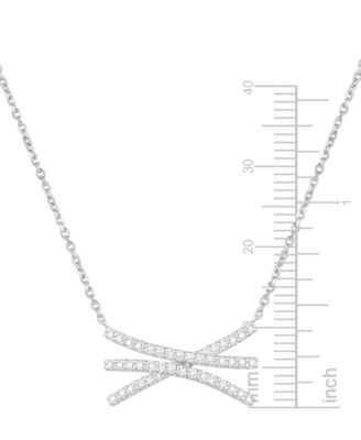 Diamond Necklace (1/3 ct. t.w.) in Sterling Silver