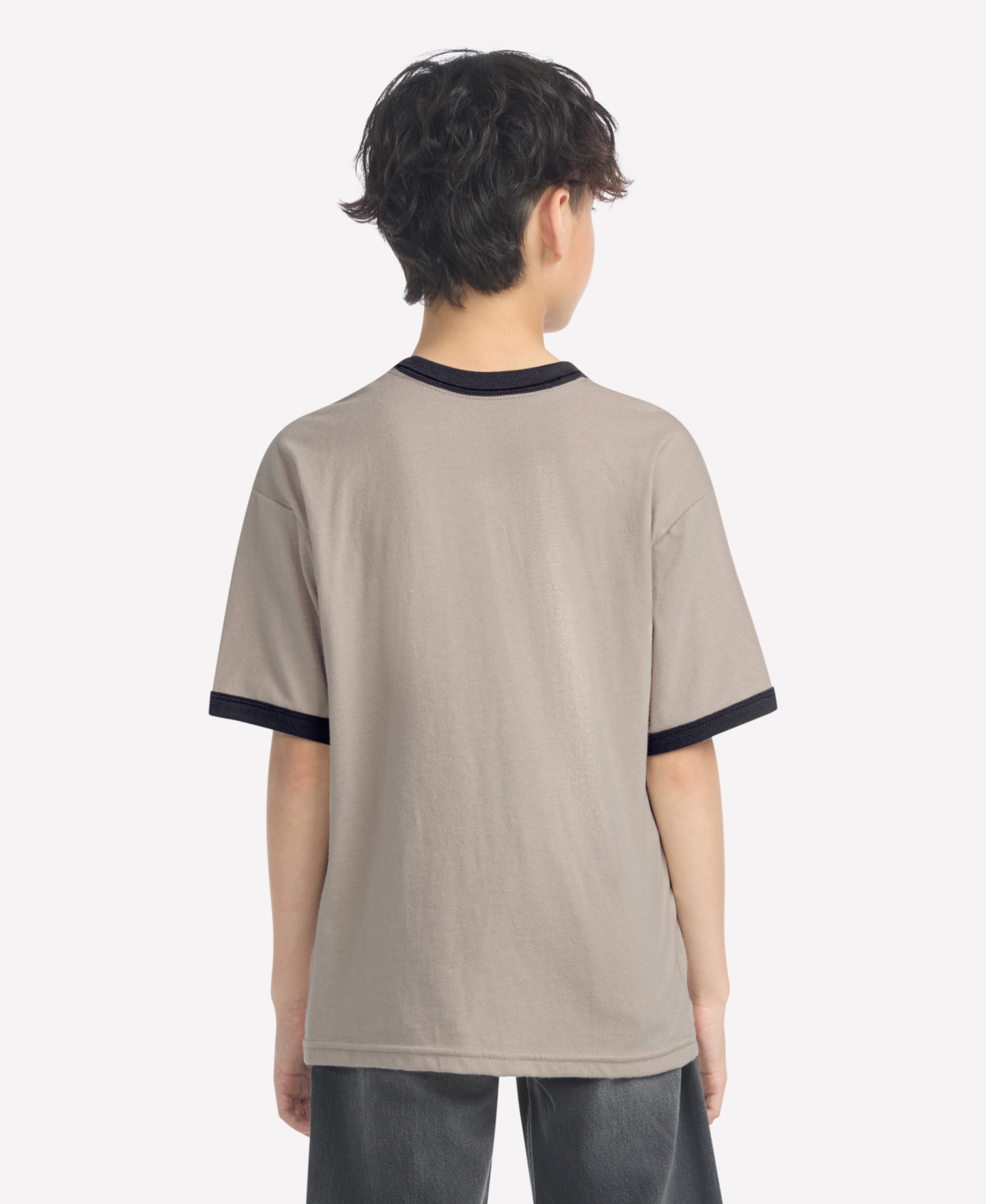 Abercrombie Boys 5-18 Ringer Short Sleeve T-shirt In Brown