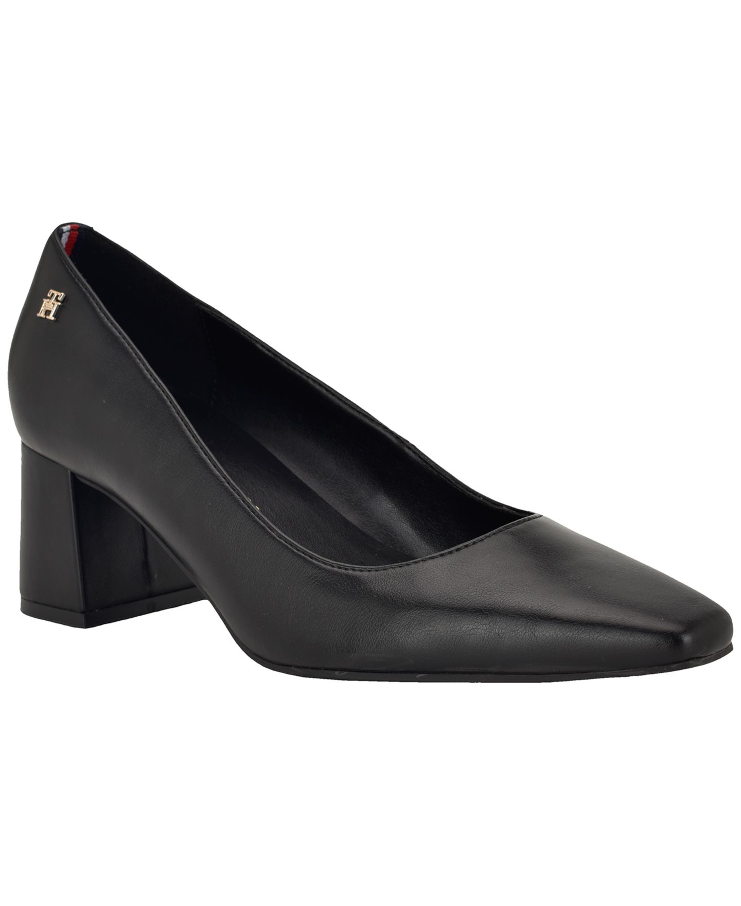Женские туфли Tommy Hilfiger Opheili Classic Block Heel Pumps, цвет: Чёрный, вариант 1 — фото 1
