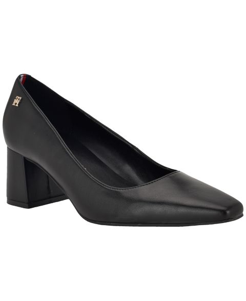 Женские туфли Tommy Hilfiger Opheili Classic Block Heel Pumps, цвет: Чёрный