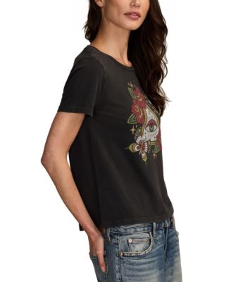 Women's Tattoo Pyramid Crew Neck T-Shirt