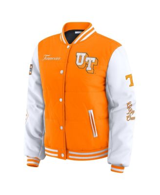 Women's Tennessee Orange Tennessee Volunteers Varsity Puffer Jacket