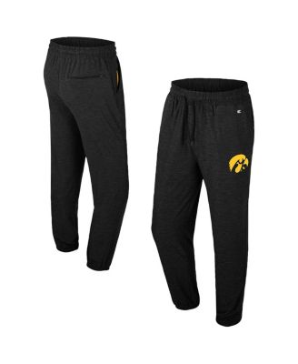 Colosseum - Men's Black Iowa Hawkeyes Revolution Jogger Pants
